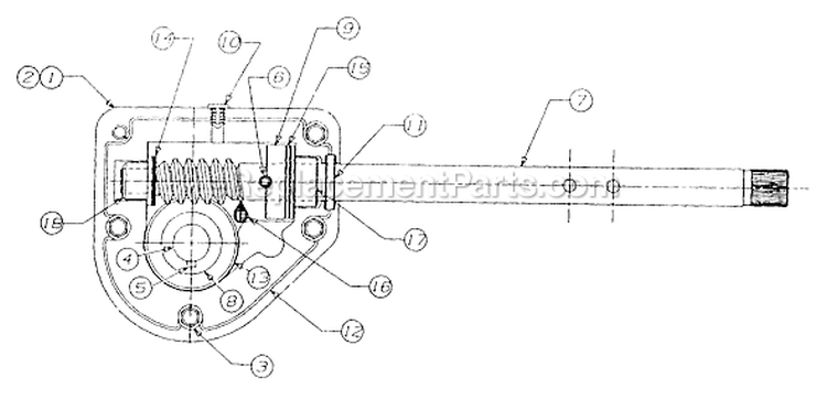 Page D Diagram and Parts List for 31AE6B3H401 1999 Yard Man Snow Blower